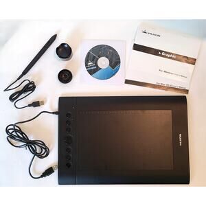 Huion H610PRO 2048 Graphics Tablet Pen Painting Drawing Digital Art Tested Works